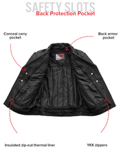 Load image into Gallery viewer, Fillmore Men's Motorcycle Leather Jacket
