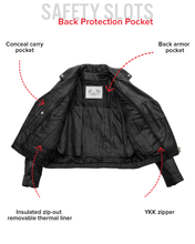 Cargar imagen en el visor de la galería, Lesley - Women's Motorcycle Leather Jacket - BHBR
