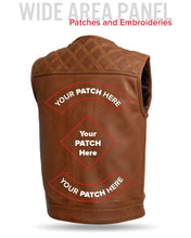 Load image into Gallery viewer, Club Style Motorcycle Leather Vest (limited edition)
