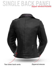 Cargar imagen en el visor de la galería, Iris - Women's Motorcycle Leather Jacket
