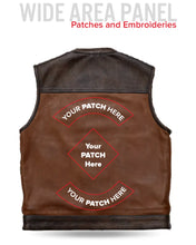 Load image into Gallery viewer, Gunner Men's Leather Motorcycle Vest (Limited Edition)
