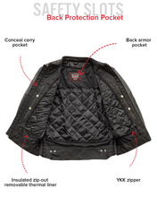Cargar imagen en el visor de la galería, BiTurbo - Men's Leather Motorcycle Jacket
