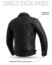 Load image into Gallery viewer, Fillmore Men's Motorcycle Leather Jacket
