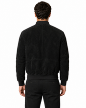 Cargar imagen en el visor de la galería, REED Chaqueta de cuero de gamuza de béisbol para hombre (importada)
