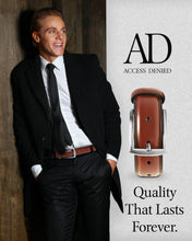 Charger l'image dans la galerie, Genuine Leather Belt for Men – Zinc Alloy Buckle, 1.25" Strap
