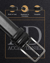 Charger l'image dans la galerie, Genuine Leather Belt for Men – Zinc Alloy Buckle, 1.25" Strap

