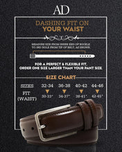 Charger l'image dans la galerie, Genuine Leather Belt for Men – Zinc Alloy Buckle, 1.25" Strap
