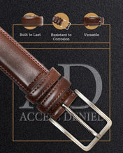 Charger l'image dans la galerie, Genuine Leather Belt for Men – Zinc Alloy Buckle, 1.25" Strap

