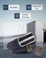 Charger l'image dans la galerie, Leather Ratchet Belt – No Holes, Custom Fit
