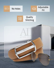 Charger l'image dans la galerie, Leather Ratchet Belt – No Holes, Custom Fit
