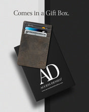 Charger l'image dans la galerie, Genuine Leather Slim Card Holder – RFID Blocking, Minimalist
