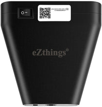 Cargar imagen en el visor de la galería, Black electronic device with eZthings logo and QR code on a white background
