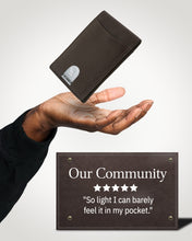 Charger l'image dans la galerie, Genuine Leather Slim Money Clip Wallet – 7 Card Slots, RFID Blocking
