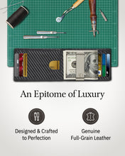 Charger l'image dans la galerie, Genuine Leather Slim Money Clip Wallet – 7 Card Slots, RFID Blocking
