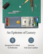 Charger l'image dans la galerie, Genuine Leather Slim Money Clip Wallet – 7 Card Slots, RFID Blocking
