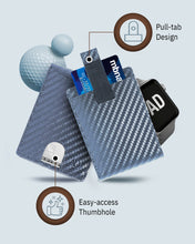 Cargar imagen en el visor de la galería, Genuine Leather Pull-Strap Bifold Wallet – Holds 7 Cards, RFID Blocking
