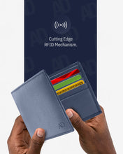 Charger l'image dans la galerie, Genuine Leather Slim Bifold Wallet – ID Window, RFID Blocking
