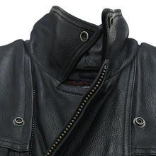Load image into Gallery viewer, Mastermind Men's Motorcycle Leather Jacket
