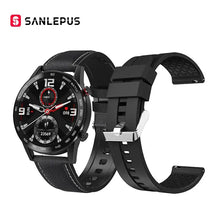 Load image into Gallery viewer, Sleek Business Smart Watch with black band, featuring a 1.3-inch display, compatible with iOS and Android, for modern professionals.
