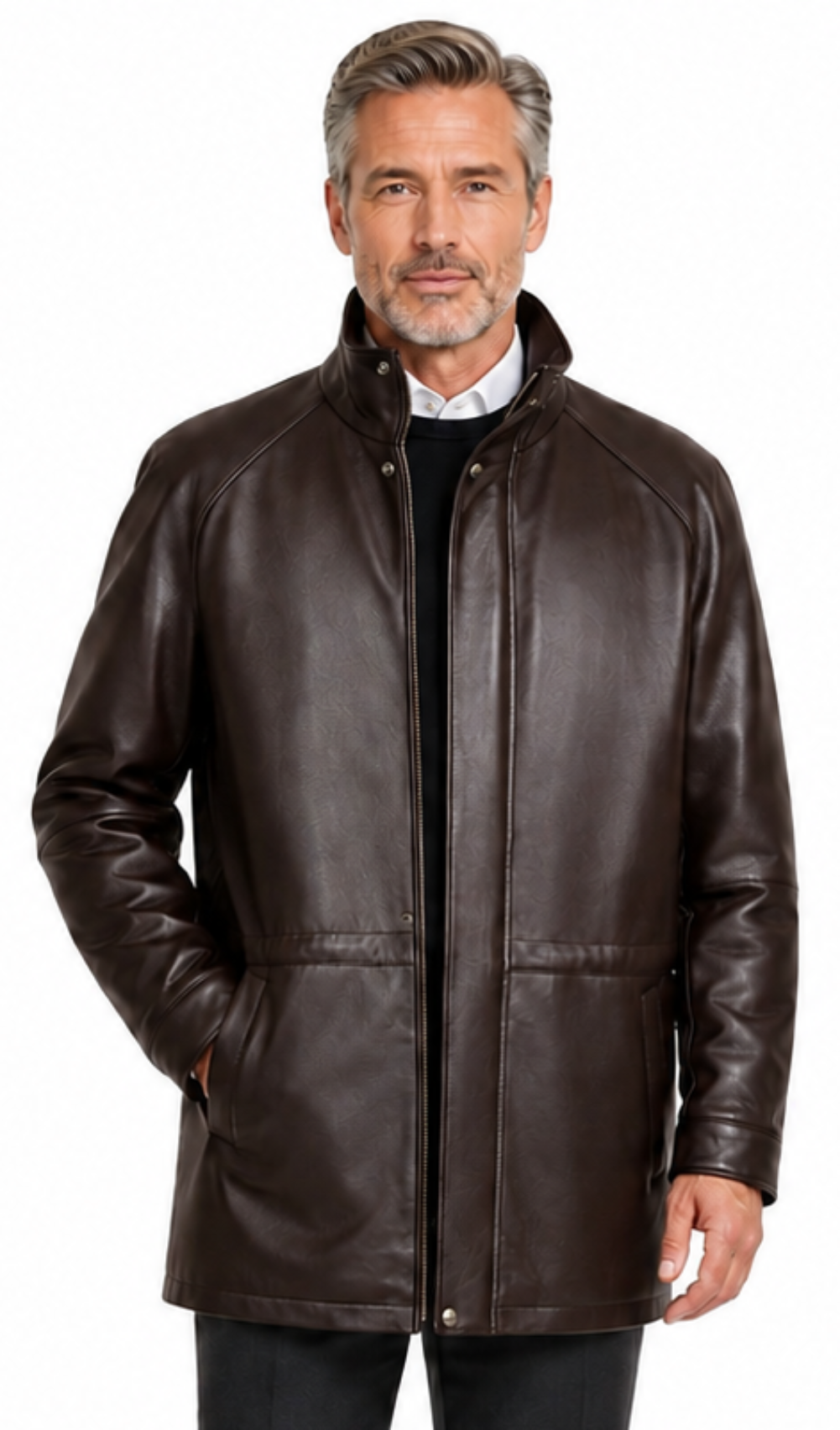 mens leather dress coat 34'' Raglan Reed Classic Men's Car in Imported Lamb with Zip-Out Lining Ropa Dormir de Ninas For example Size:Custom Size(Leave your size at