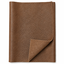 Load image into Gallery viewer, Antique Brown leather notebook on a white background
