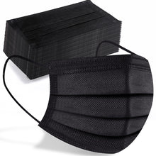 Cargar imagen en el visor de la galería, Black face mask with packaging on a white background
