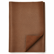 Load image into Gallery viewer, Brown leather notebook on a white background
