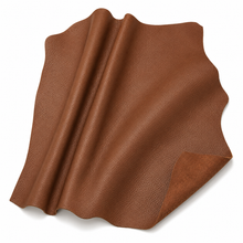 Load image into Gallery viewer, Brown leather sample on a white background
