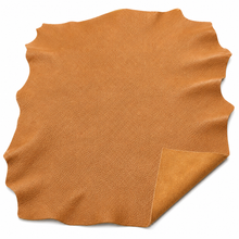 Load image into Gallery viewer, Camel  leather sample on a white background
