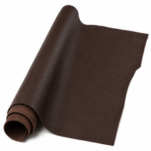 Load image into Gallery viewer, Dark Brown leather sheet on a white background
