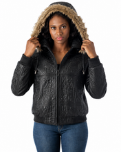 Cargar imagen en el visor de la galería, Detroit black women High Roller Jacket
