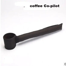 Load image into Gallery viewer, coffee co-pilot holder with a long handle and cup base, designed for car use.
