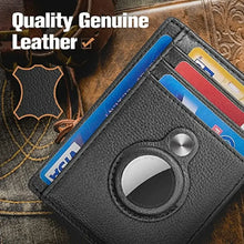 Load image into Gallery viewer, Quality leather card wallet displaying multiple cards, highlighting genuine leather craftsmanship and minimalist design.
