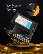 Cargar imagen en el visor de la galería, Leather Trifold Wallet – Removable Money Clip
