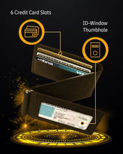Cargar imagen en el visor de la galería, Leather Trifold Wallet – Removable Money Clip
