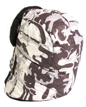 Load image into Gallery viewer, Alex Unisex Ushanka Faux Fur Windproof Trapper Aviator Hat with Removable Mask in Camouflage Design
