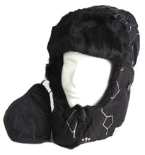 Load image into Gallery viewer, Alex Unisex Ushanka Faux Fur Windproof Trapper Hat with Removable Mask on mannequin, offers warmth and comfort in cold weather.
