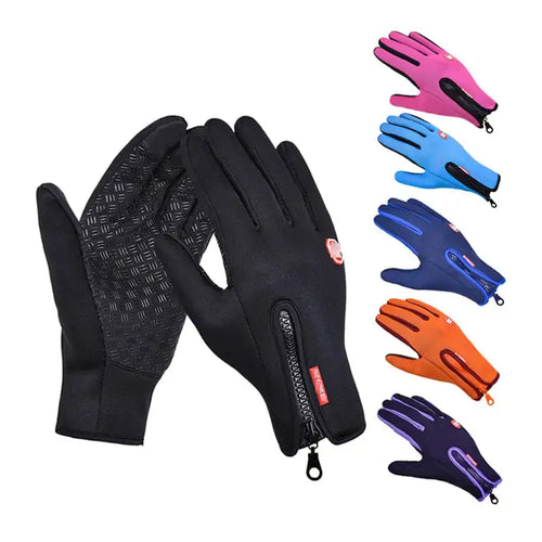 Waterproof Phone Touch Winter Gloves in multiple colors for staying warm and connected, designed for touchscreen usability in cold conditions.