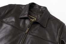 Load image into Gallery viewer, REED Men&#39;s New Zealand Lambskin Leather Jacket in black, showcasing smooth finish and blouson style. Imported for quality craftsmanship.
