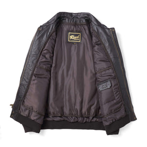 REED Men's Premium Leather Aviator Bomber Jacket | Reed® Leather