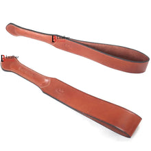 Charger l'image dans la galerie, Real Cowhide Saddle Leather Spanking BDSM Paddle Slapper Thick, Medium Weight Hand Made 2 layer
