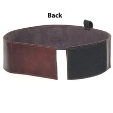 Load image into Gallery viewer, Back view of Cowhide Leather BRAVOBELT Belly Band Holster for Concealed Carry - Ambidextrous, showcasing premium leather and adjustable strap.

