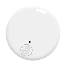 Load image into Gallery viewer, eThings Smart GPS Anti-Verlust Alarm tracker in white, round design, ideal for preventing loss of keys, bags, and other valuable items.
