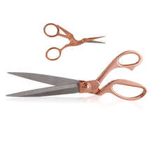 Load image into Gallery viewer, eZthings Heavy Duty Scissors Set for Arts and Craft Fabric Cutting, includes 12-Inch Dressmaking Upholstery Shears, Ideal for Hobby and Commercial Use
