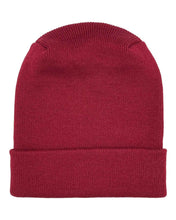 Load image into Gallery viewer, NEW HAAKWEAR H-Stitch Cuffed Beanie - Designed and Made in USA (Patented Design) - Burnt Maroon with revolutionary design and comfort
