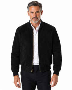 REED Men's Baseball Suede Leather Jacket (Imported) | Reed