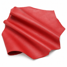 Load image into Gallery viewer, Red leather sample on a white background

