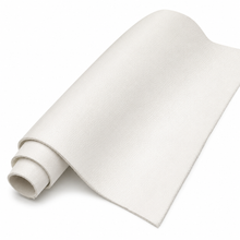 Load image into Gallery viewer, Rolled-up white Leather on a white background
