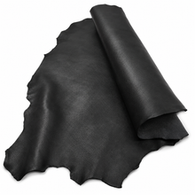 Cargar imagen en el visor de la galería, Rolled black leather on a white background
