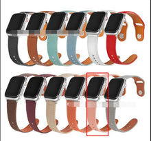 Load image into Gallery viewer, Variety of Swift Leather Straps for FitPro Watch in multiple colors, showcasing premium soft leather design and durability.
